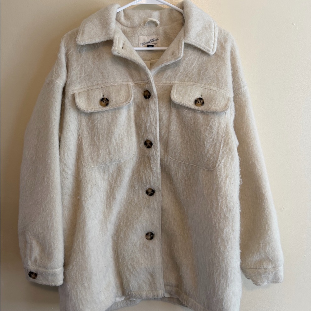 Universal Thread Ivory Teddy Shacket Jacket